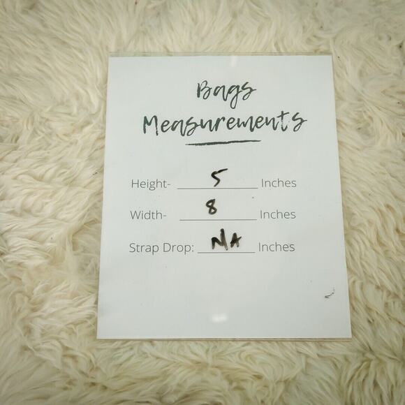 Levenger Black Leather Croc Embossed Zip Wrist Strap Purse Clutch Wristlet Bag - Picture 6 of 6